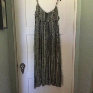 Tribal print maxi dress